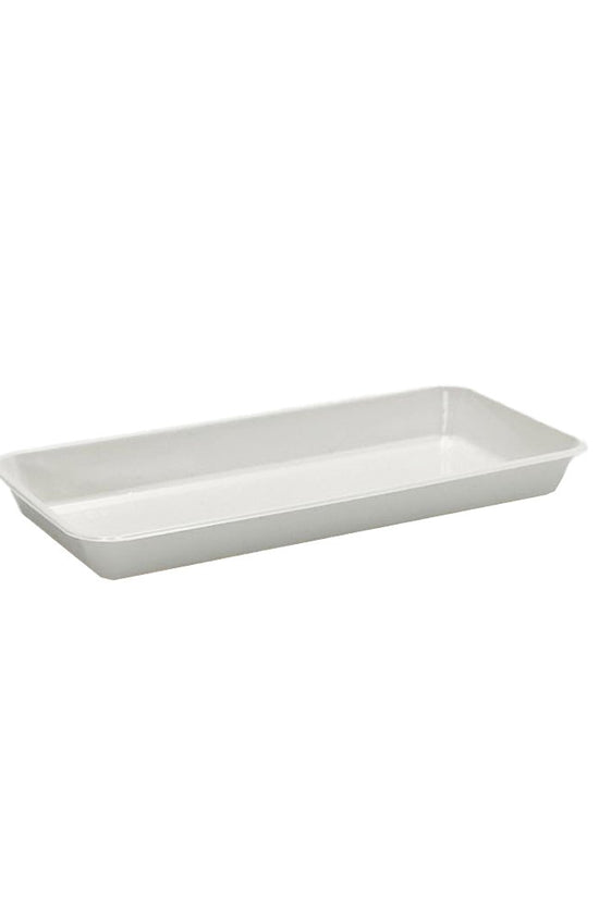White Base Long Rectangular With Clear PET Lid - TEM IMPORTS™