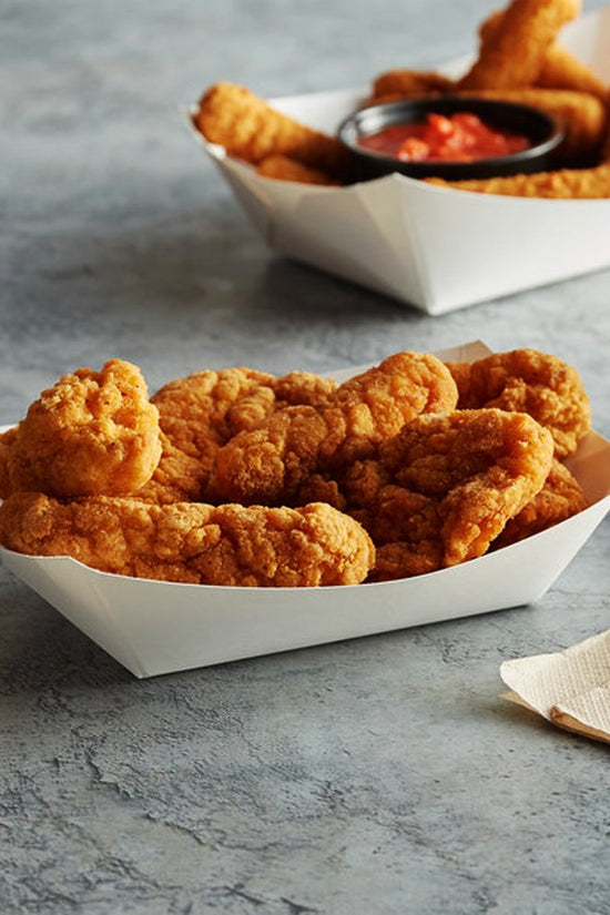 White Cardboard Small Takeaway Tray - TEM IMPORTS™