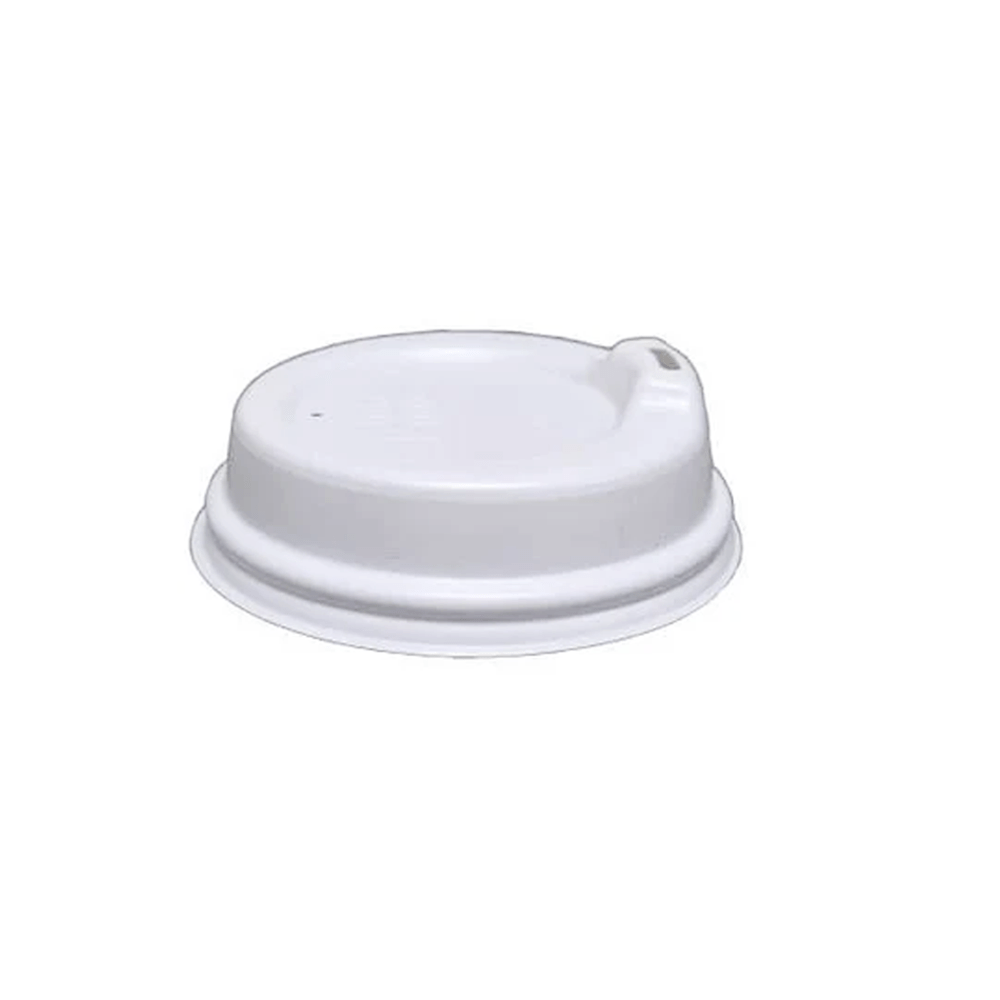 White (D/90mm) Bio Spout Sippa Lid To Suit 8/12/16oz Cups - 1000/CTN - TEM IMPORTS™
