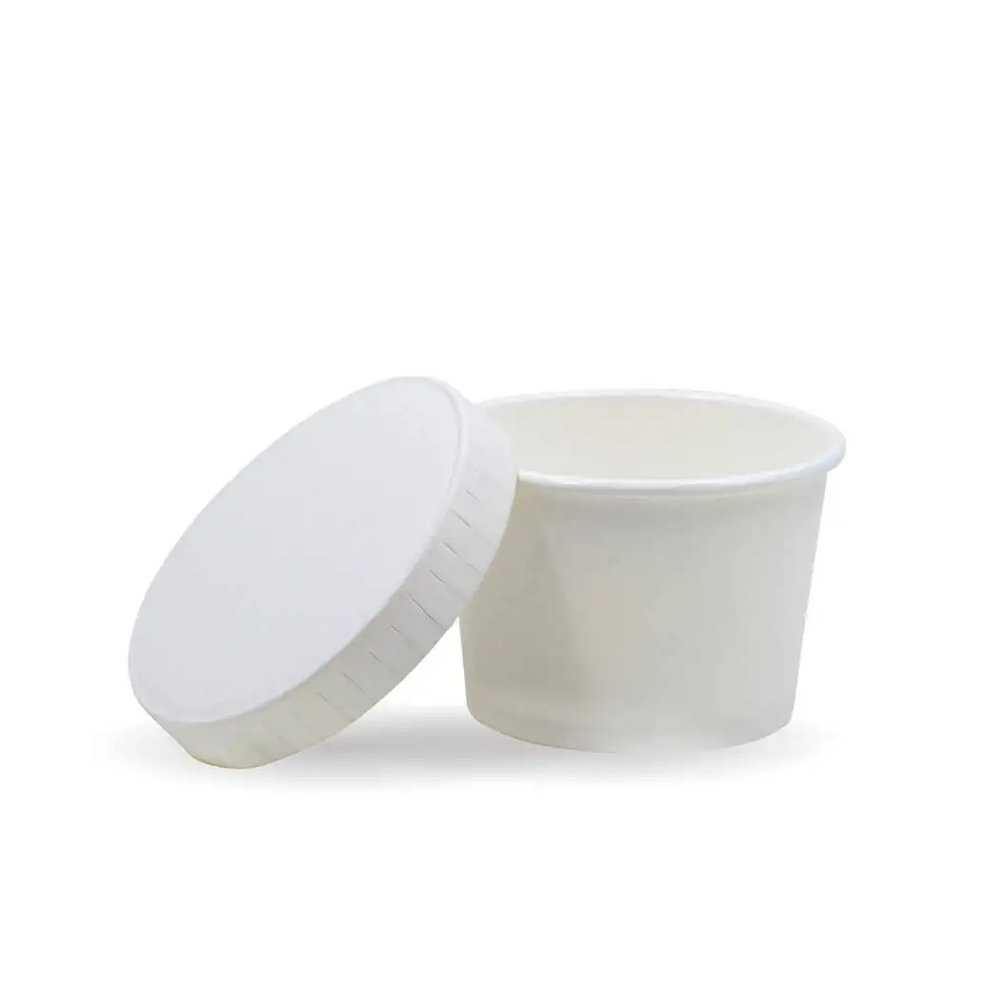 White Paper Lid For Paper Sauce BioCup - 1000/CTN - TEM IMPORTS™