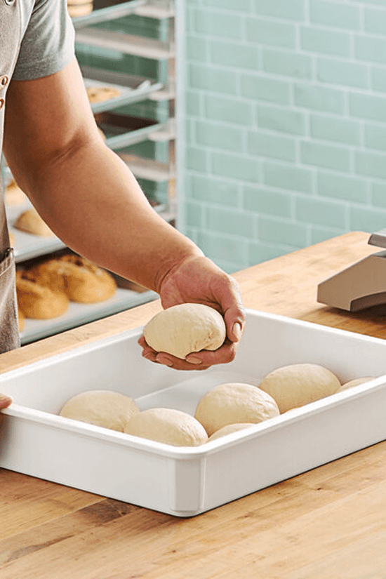 White Plastic Dough Proofing Box - (H) 75mm - TEM IMPORTS™