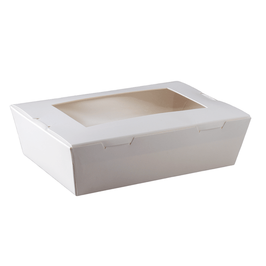 Window Lunch Box White Small - 200/CTN - TEM IMPORTS™