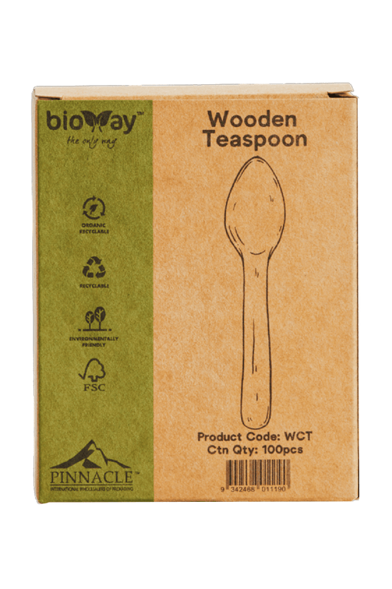 Wooden Tea Spoon - 10cm Length - TEM IMPORTS™