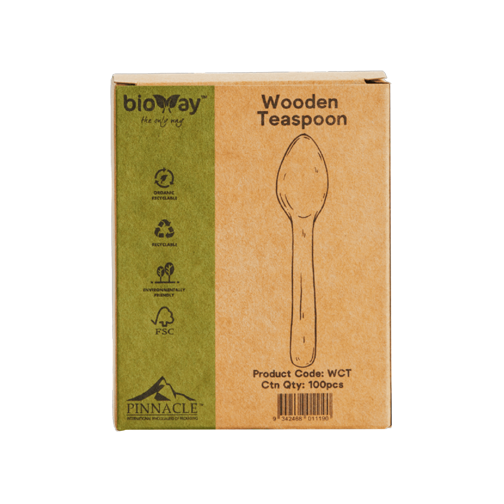 Wooden Tea Spoon - 10cm Length - TEM IMPORTS™