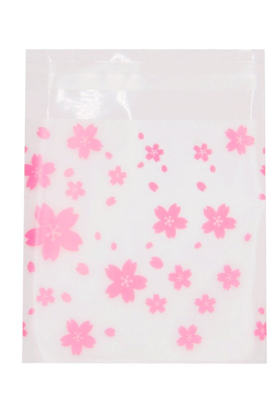 100x100mm Blossoms Self Adhesive Sealing Bag-Pk100 - TEM IMPORTS™