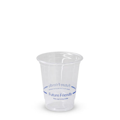 10oz/295mL (D/78mm) Clear RPET Cold Cup - Future Friendly Prints - TEM IMPORTS™