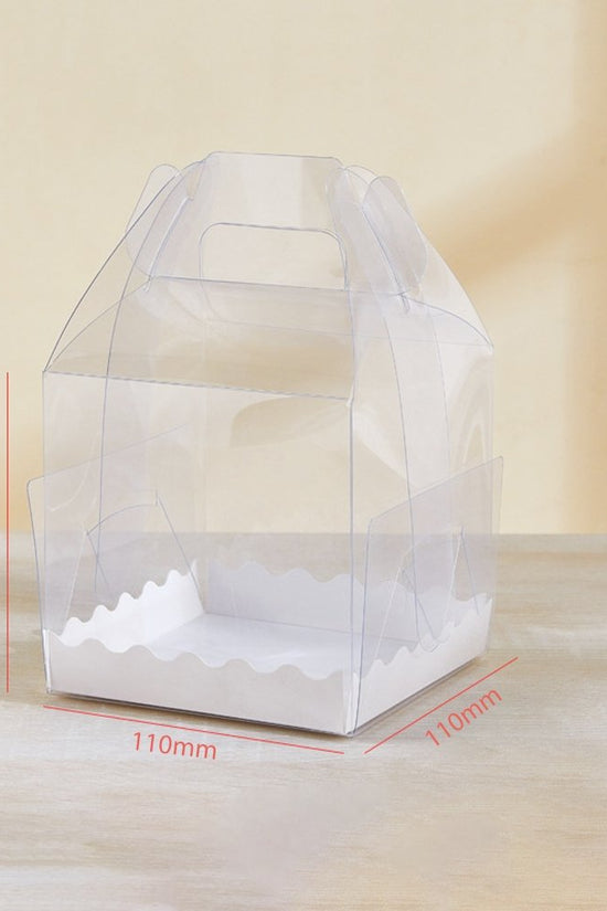 110x110x110 Square Transparent Box With Handle - TEM IMPORTS™