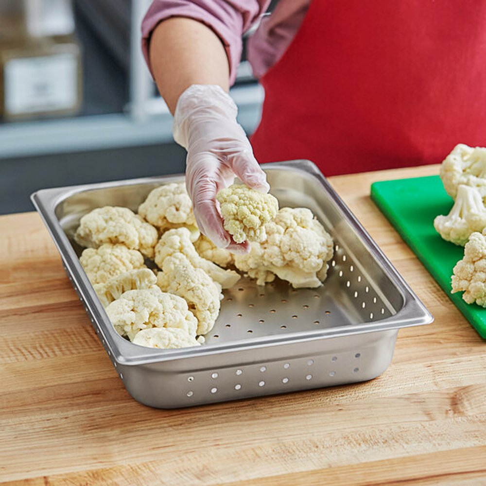 1/2 Size Anti-Jam Gastronorm Perforated Steam Pans - 3.5L - TEM IMPORTS™