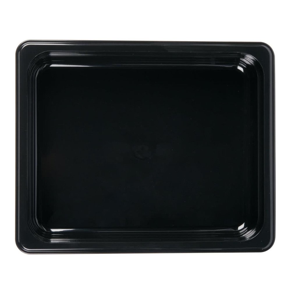 1/2 Size Steam Pan Polycarbonate Black - 3.5L - TEM IMPORTS™