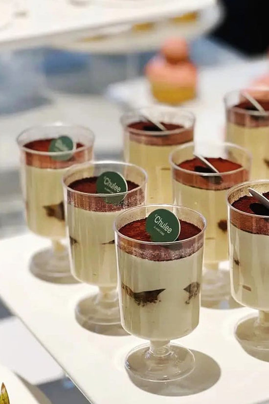 120mL Clear Mini Tall Pedestal Dessert Cup - TEM IMPORTS™