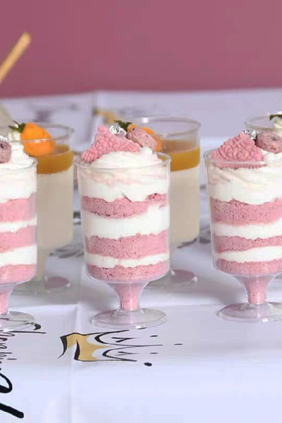 120mL Clear Mini Tall Pedestal Dessert Cup - TEM IMPORTS™