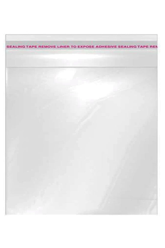 120x120mm Clear Self Adhesive Sealing Bag - Pk100 - TEM IMPORTS™