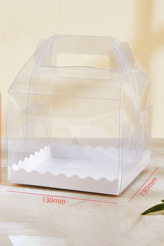 130x130x110 Square Transparent Box With Handle - TEM IMPORTS™