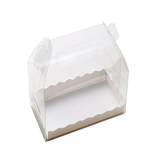 130x80x100 Rectangular Clear Box With Handle - TEM IMPORTS™