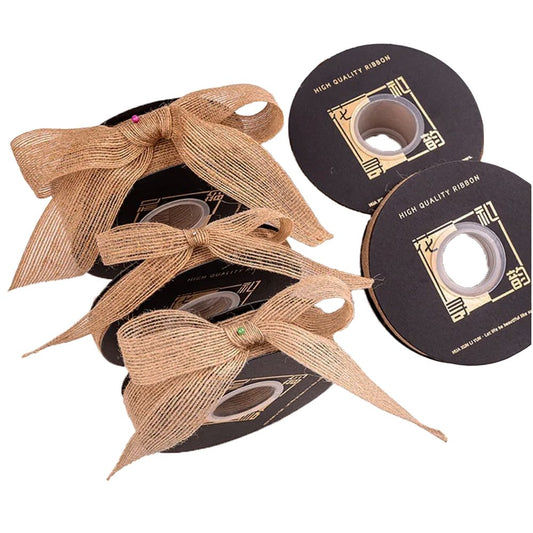 15mm Band Jute Hessian Burlap Ribbon - 10m - TEM IMPORTS™