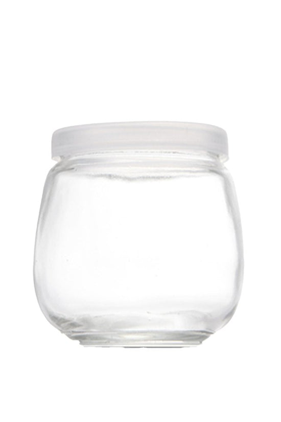 200mL Yogurt Glass Jar With Soft PE Lid