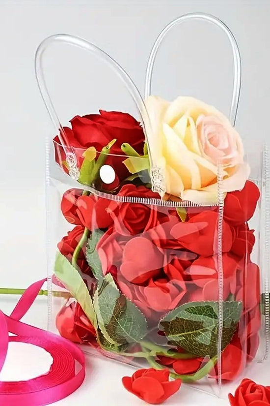 21x19x14cm Clear PVC Gift Bag - TEM IMPORTS™