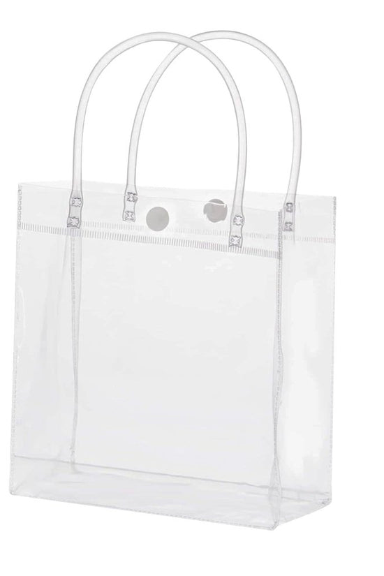 21x19x14cm Clear PVC Gift Bag - TEM IMPORTS™