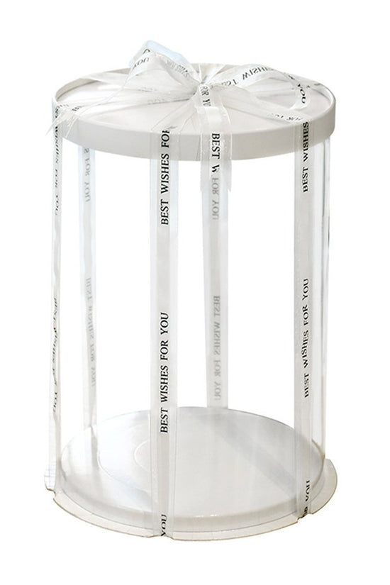 22x30 Round Transparent Box - TEM IMPORTS™