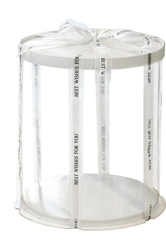 26x32 Round Transparent Box - TEM IMPORTS™
