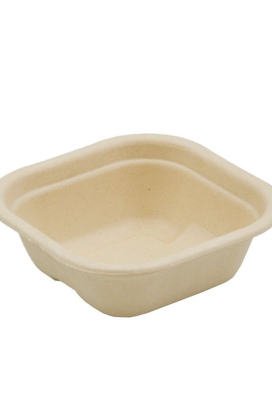 280mL Natural Sugarcane Square Container - TEM IMPORTS™