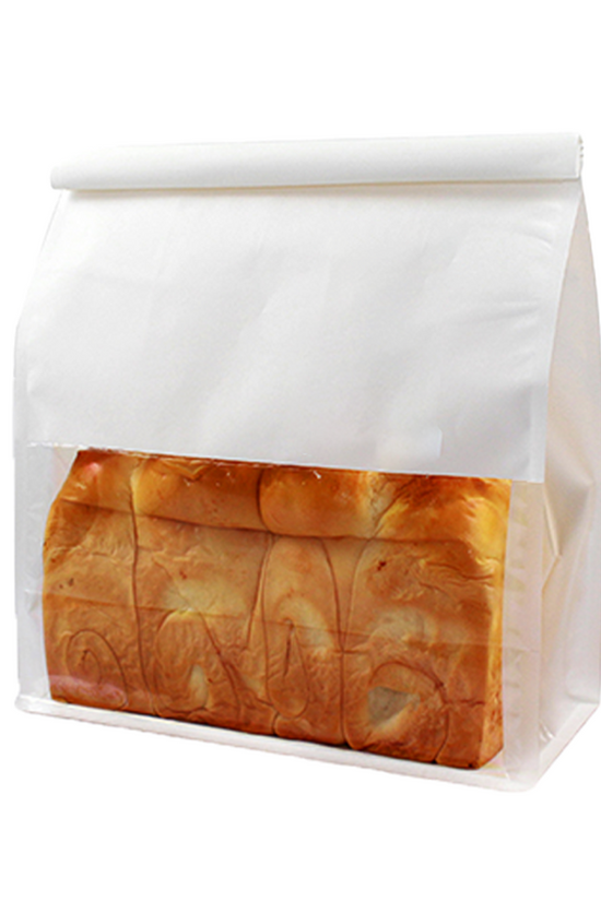 Large White Bakery Paper Bags with Window
