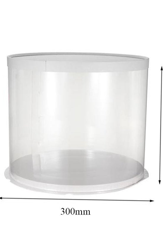 30x25 Round Transparent Box - TEM IMPORTS™