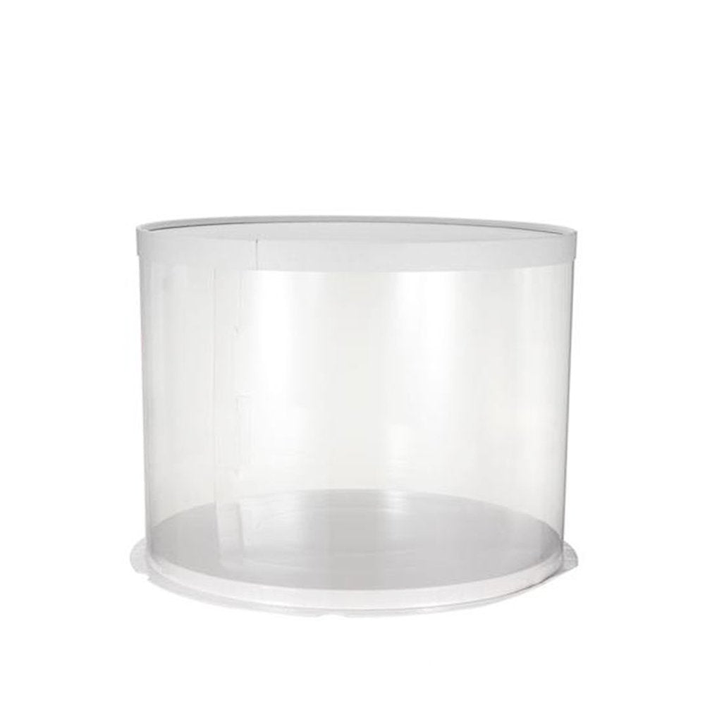 34x26 Round Transparent Box With Paper Lid - TEM IMPORTS™