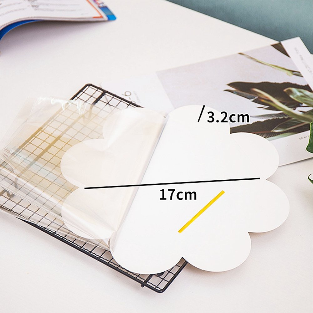 360mm Tall Cellophane Wrap Kit With White Paper Base - TEM IMPORTS™