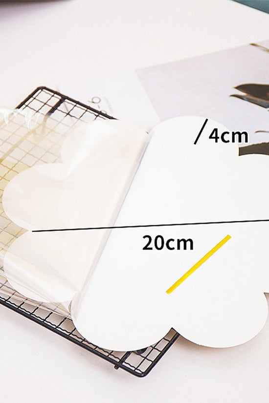 415mm Height Cellophane Wrap Set - White - TEM IMPORTS™