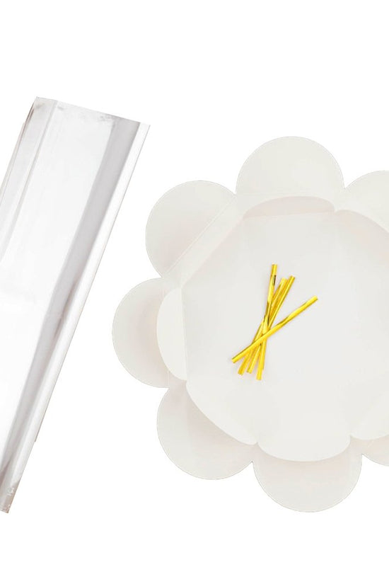 415mm Height Cellophane Wrap Set - White - TEM IMPORTS™