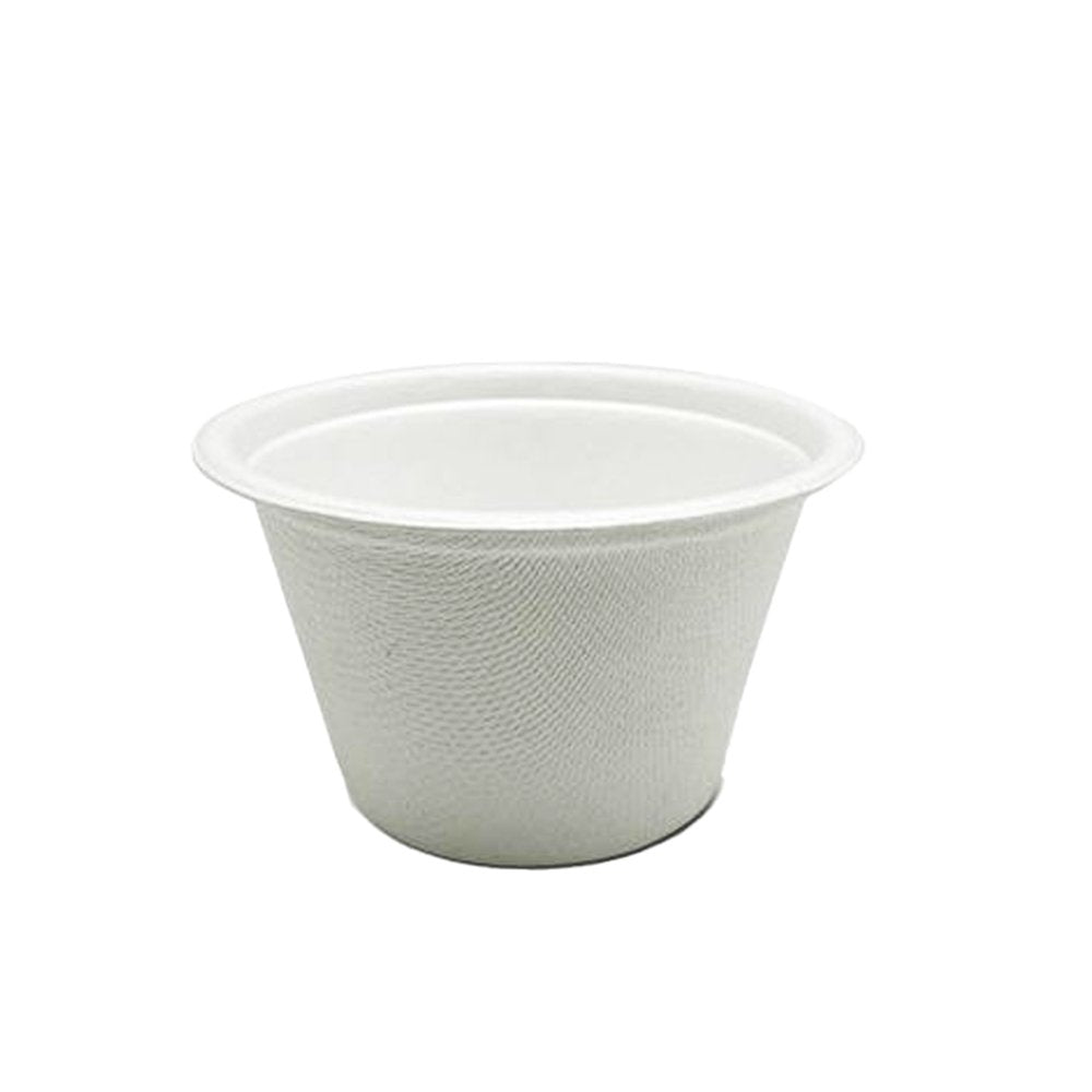 4oz/120mL White Sugarcane Portion Sauce Cup - TEM IMPORTS™
