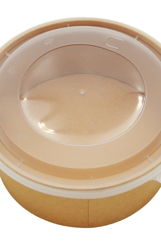 50oz/1500mL PE Coated Kraft Paper Salad Bowl Set - TEM IMPORTS™