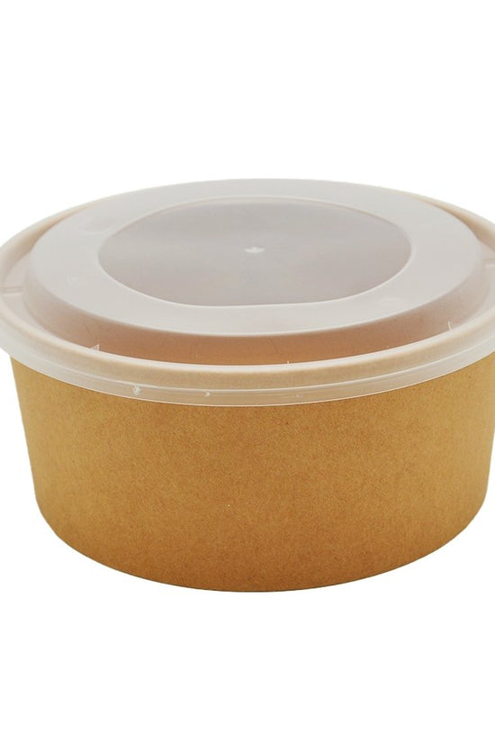 50oz/1500mL PE Coated Kraft Paper Salad Bowl Set - TEM IMPORTS™