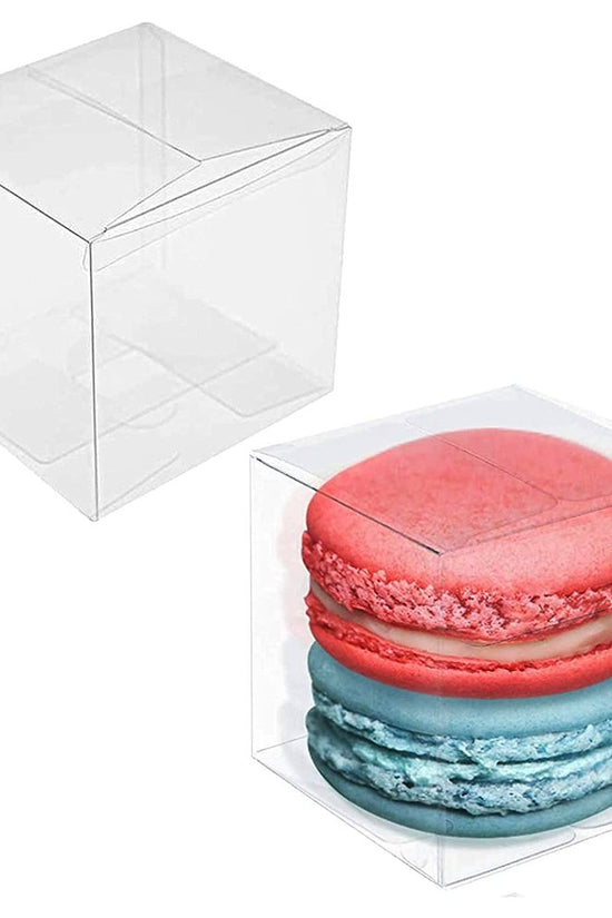 Transparent PVC Cube Box - 50x50mm - TEM IMPORTS™