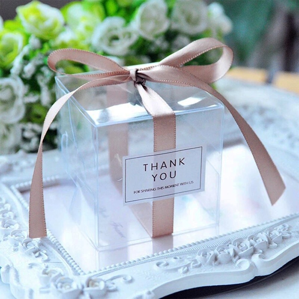 60x60mm Clear PVC Cube Box - TEM IMPORTS™