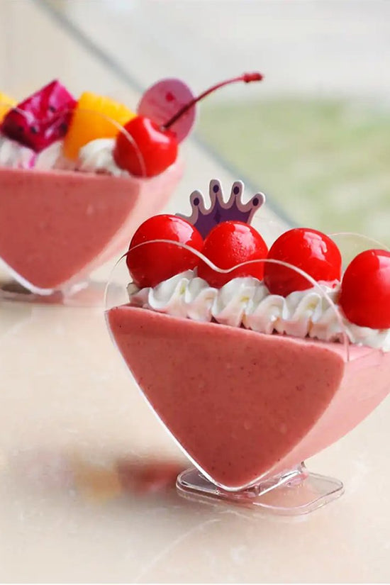 70mL Clear Mini Bowl Heart Shape Container - TEM IMPORTS™