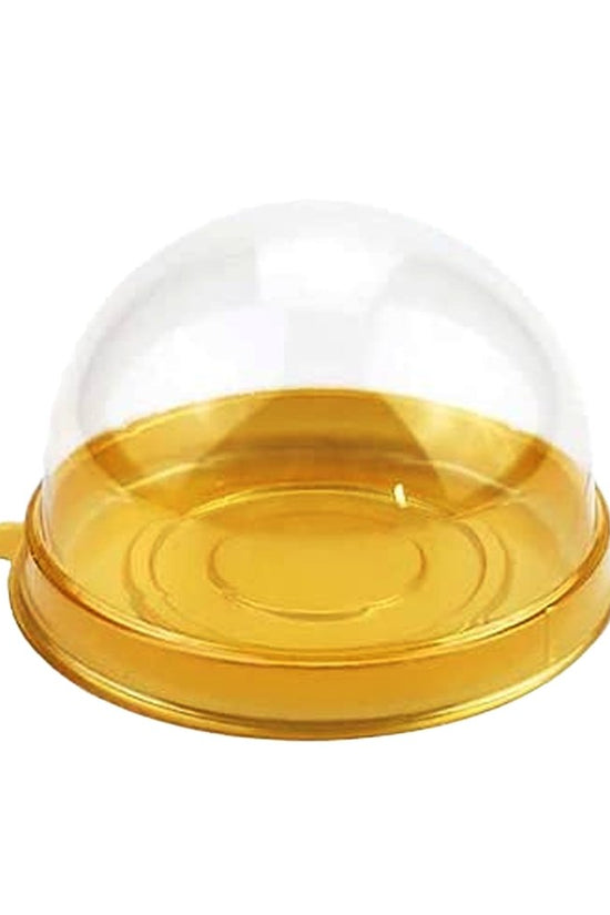 70mm Gold Base With Dome Lid - TEM IMPORTS™