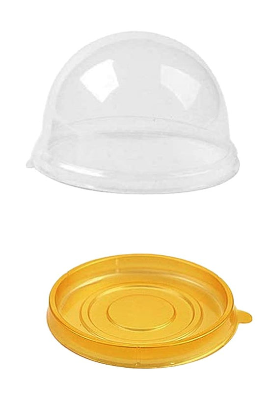 70mm Gold Base With Dome Lid - TEM IMPORTS™