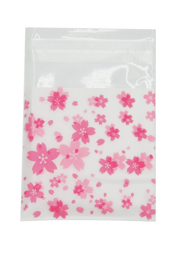 70x70mm Blossoms Self Adhesive Sealing Bag-Pk100 - TEM IMPORTS™