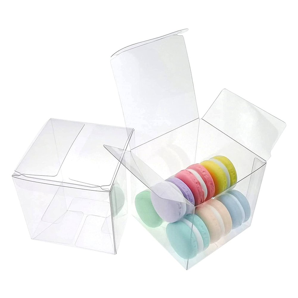 80x80mm Clear PVC Cube Box - TEM IMPORTS™