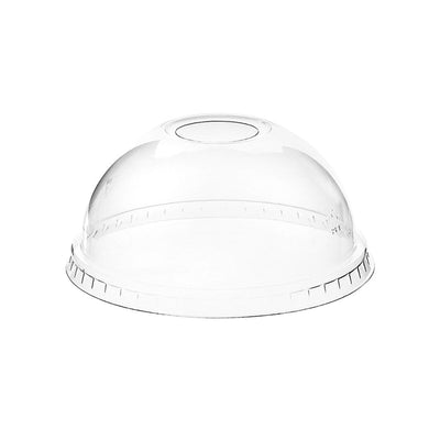 Clear PET (D/84mm) Dome Lids Die-Cut Hole