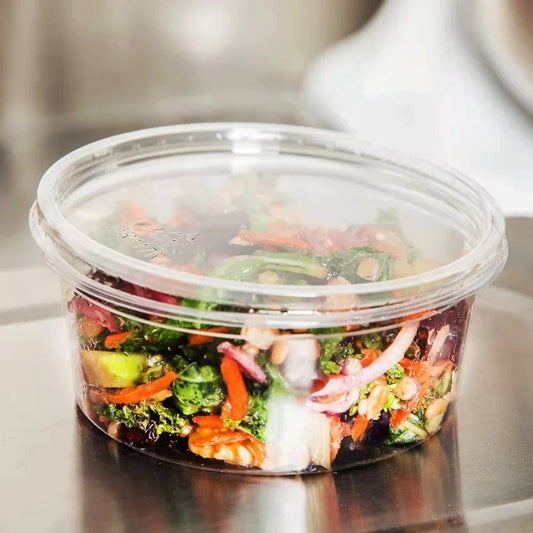 8oz/240mL Clear RPET Deli Container - TEM IMPORTS™