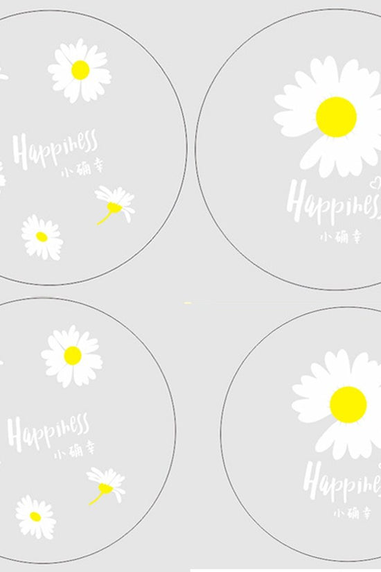 90/105mm Pattern Sealing Film For PP Cups-Daisy - TEM IMPORTS™