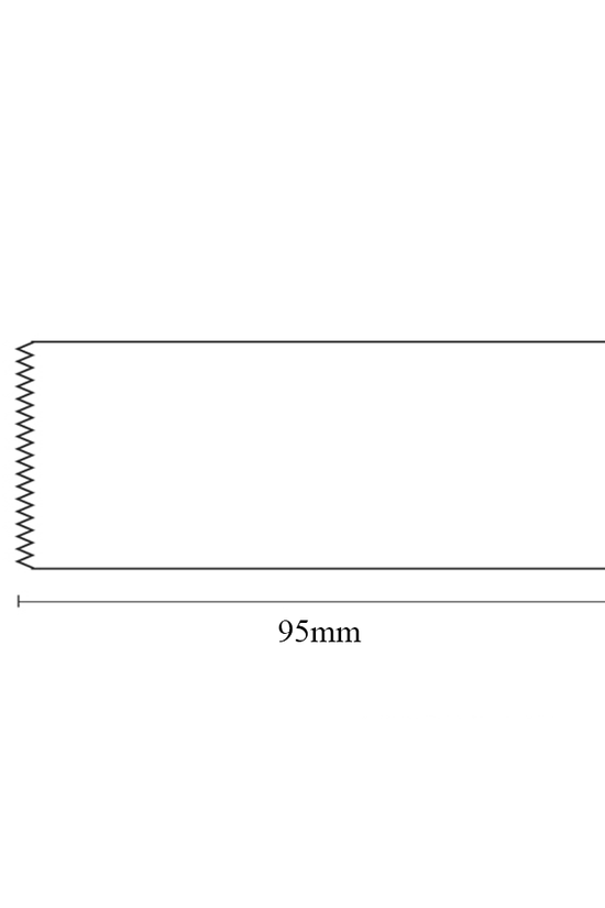 95x40mm Heat Sealable Matt Nougat Bag - Razer Egde - TEM IMPORTS™