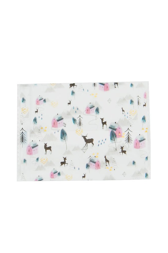 95x70mm Heat Seal Nougat Bags -Pk100-Deer - TEM IMPORTS™