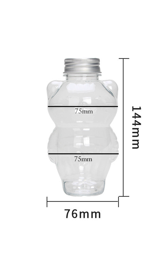 350mL Cat Shape PET Bottle with Aluminium Cap - TEM IMPORTS™