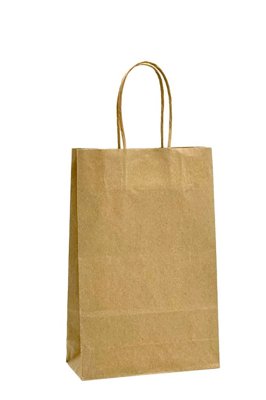 Retail Takeaway Kraft Twisted Handle Paper Bag - Baby