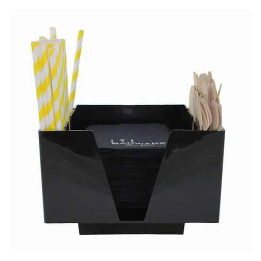 Bar Caddy 3 Compartments - Black - TEM IMPORTS™