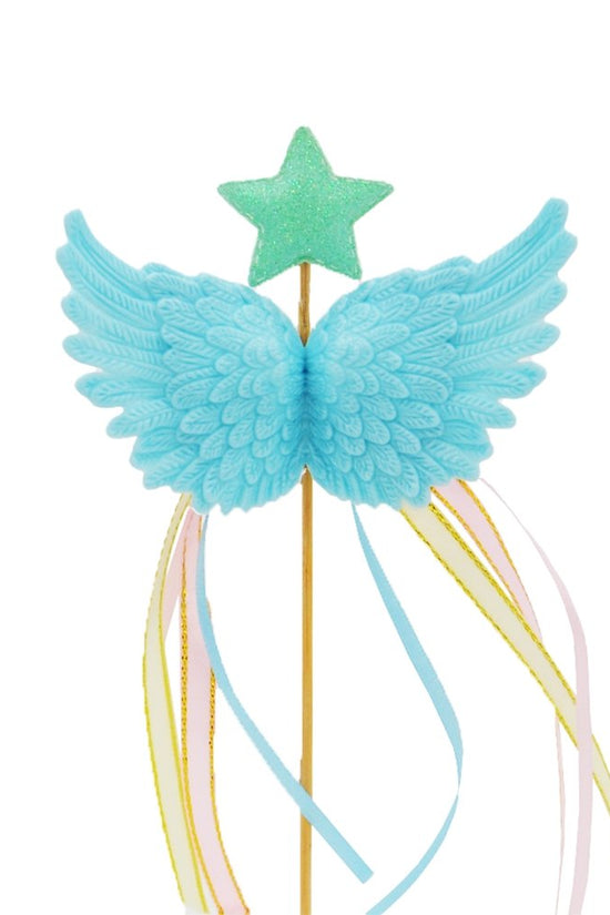 Blue Angel Wing With Star Cake Topper - TEM IMPORTS™